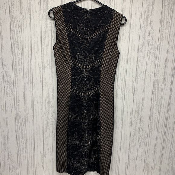 Womens Size S Dress The Population Tori Lace Overlay Dress EUC - Picture 6 of 7